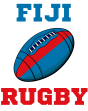 Fiji Rugby Ball Hoody (Sapphire Blue)